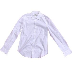 Rare Acne Studios Mario Stretch Dress Shirt Large Size 52 White